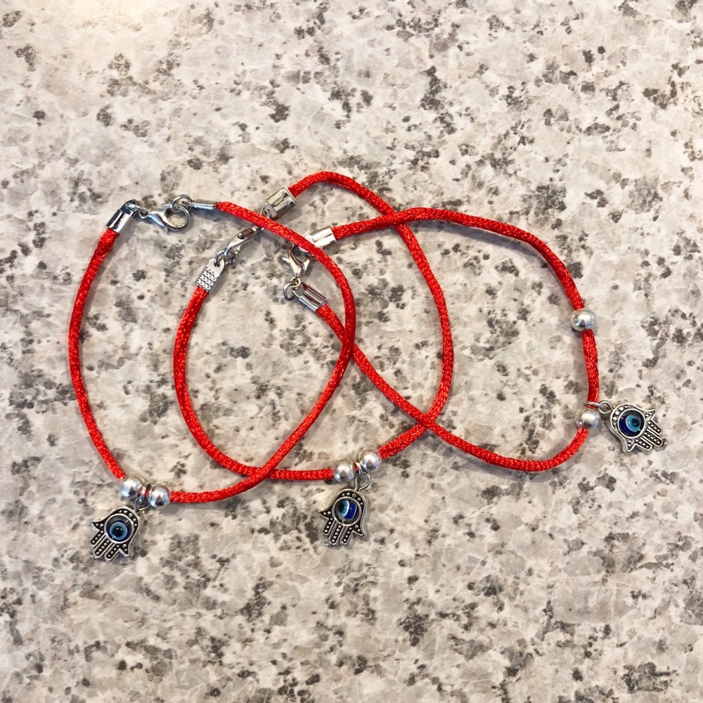 NEW evil eye bracelets with hand size large
